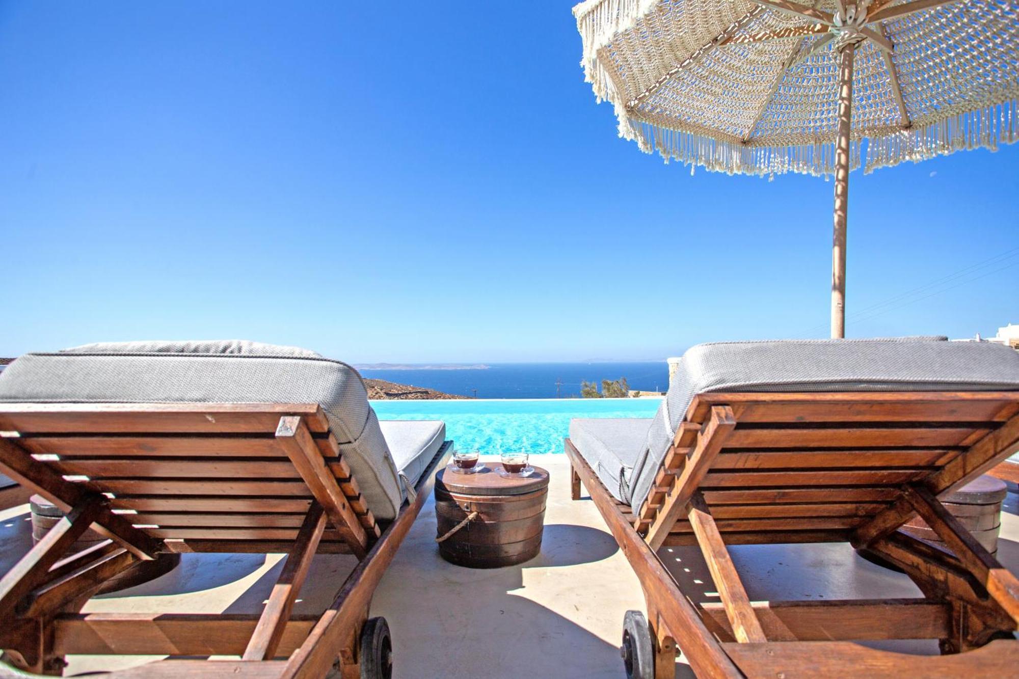 Villa Panamera Mykonos, Private Heaven, Supreme View! Fanari  Buitenkant foto