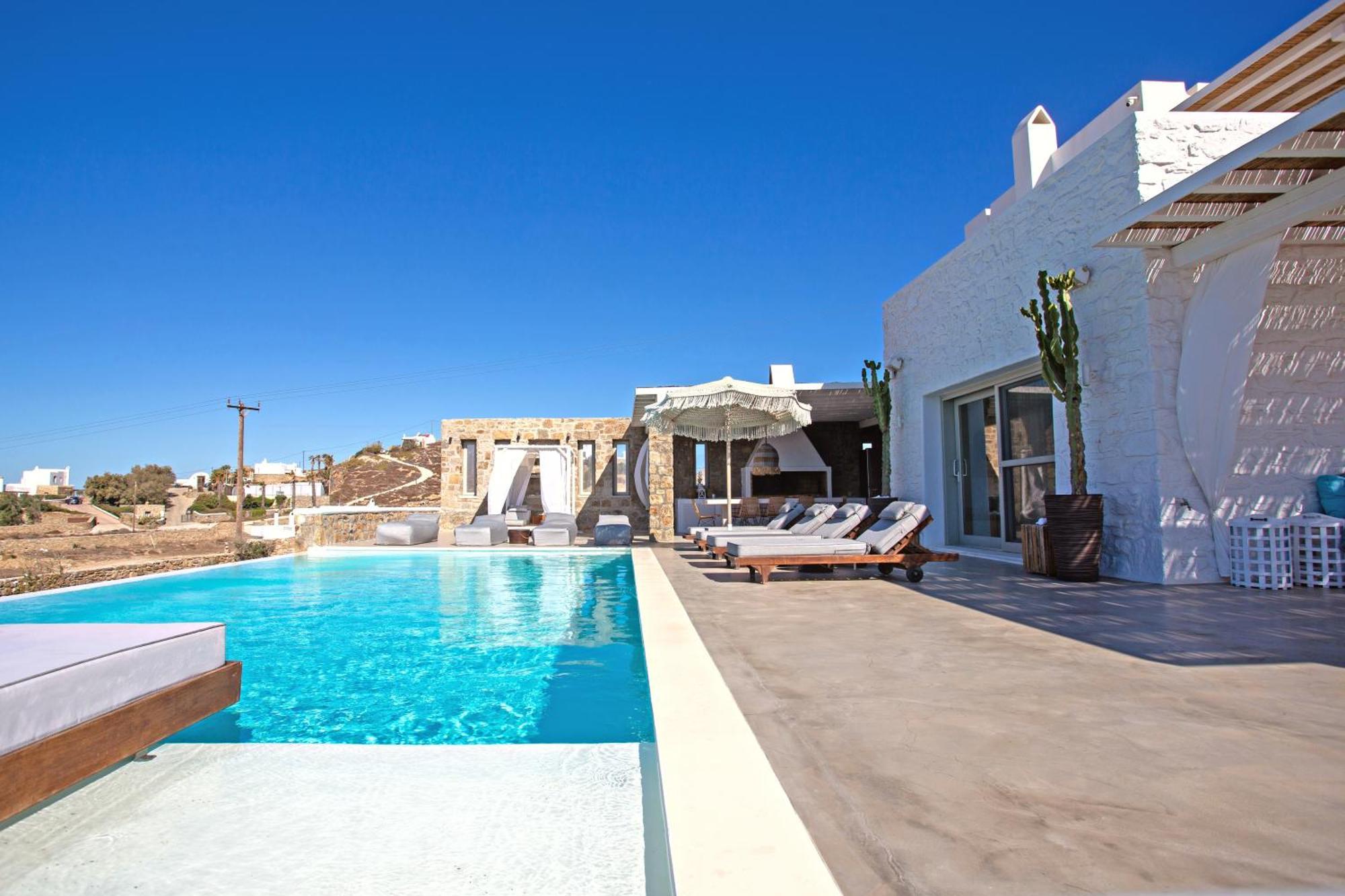 Villa Panamera Mykonos, Private Heaven, Supreme View! Fanari  Buitenkant foto