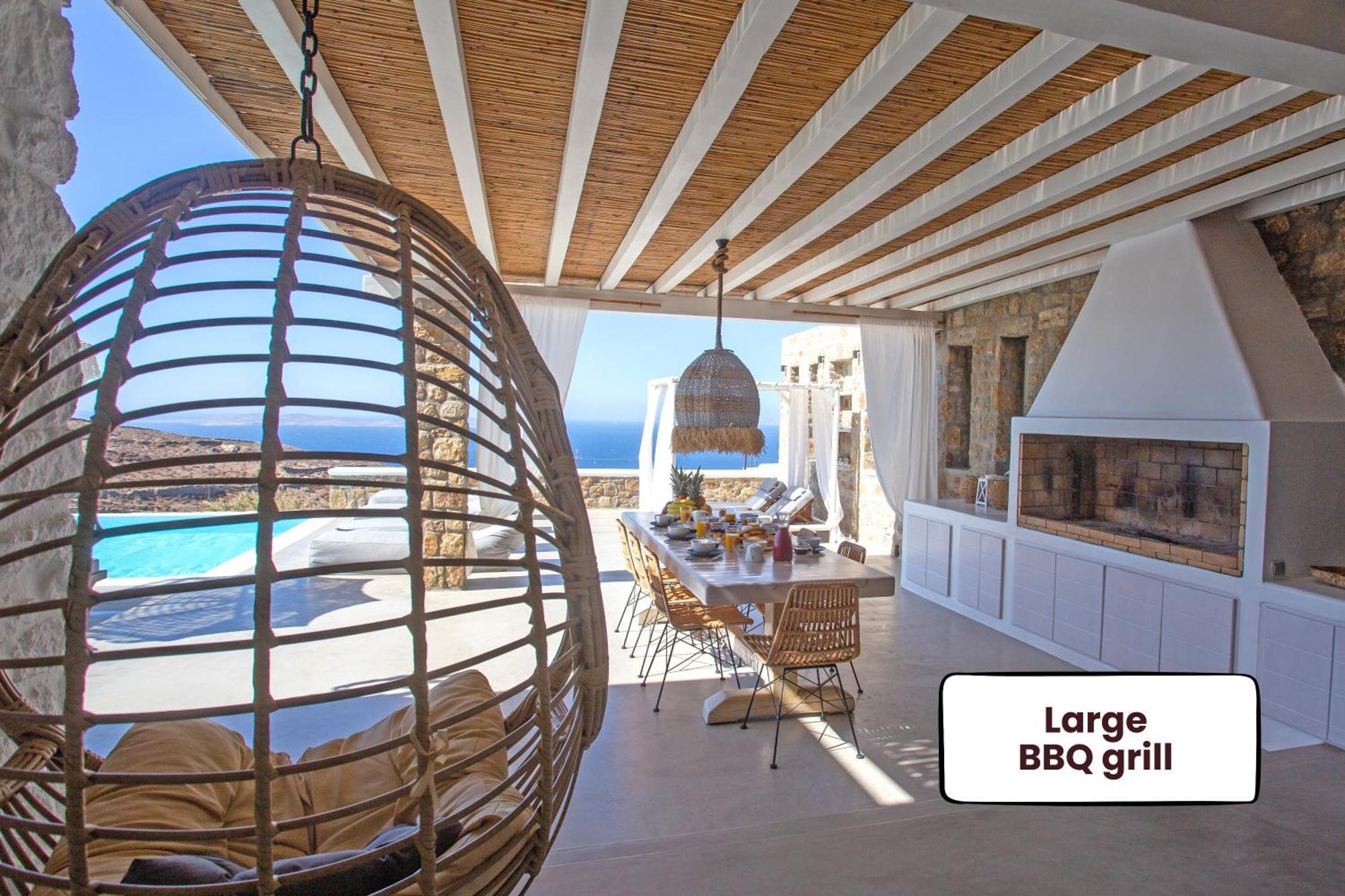 Villa Panamera Mykonos, Private Heaven, Supreme View! Fanari  Buitenkant foto