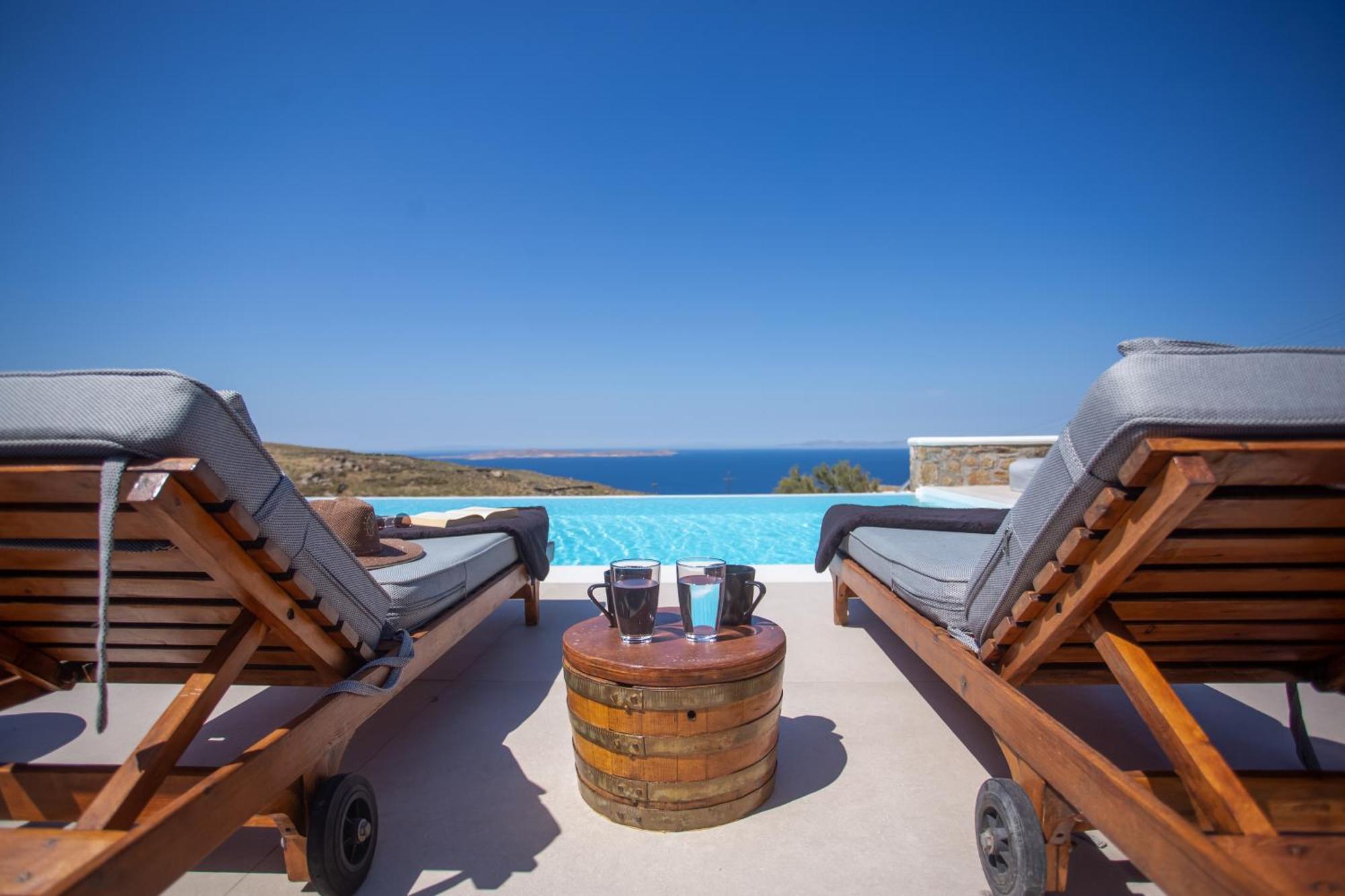 Villa Panamera Mykonos, Private Heaven, Supreme View! Fanari  Buitenkant foto