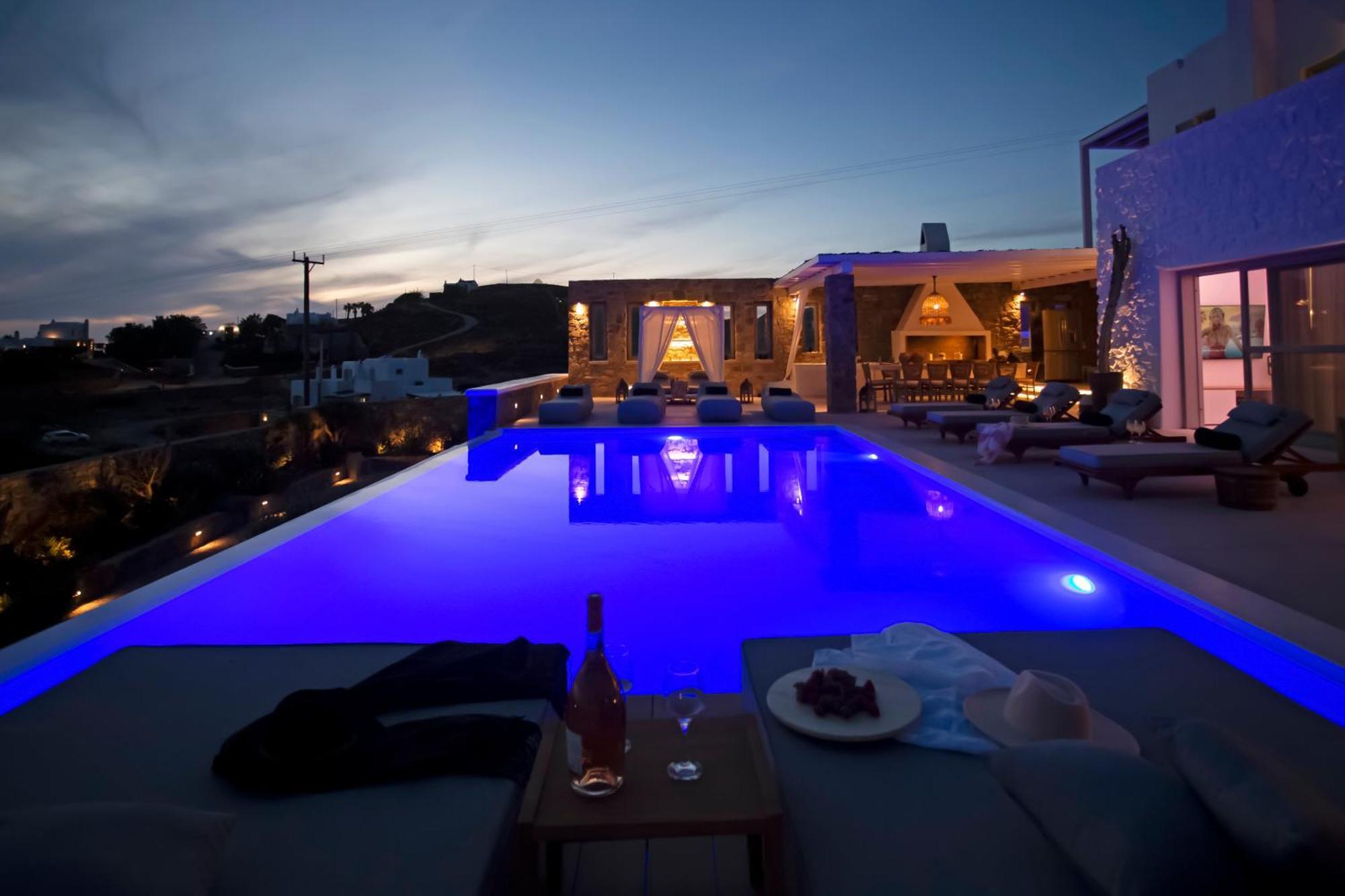Villa Panamera Mykonos, Private Heaven, Supreme View! Fanari  Buitenkant foto
