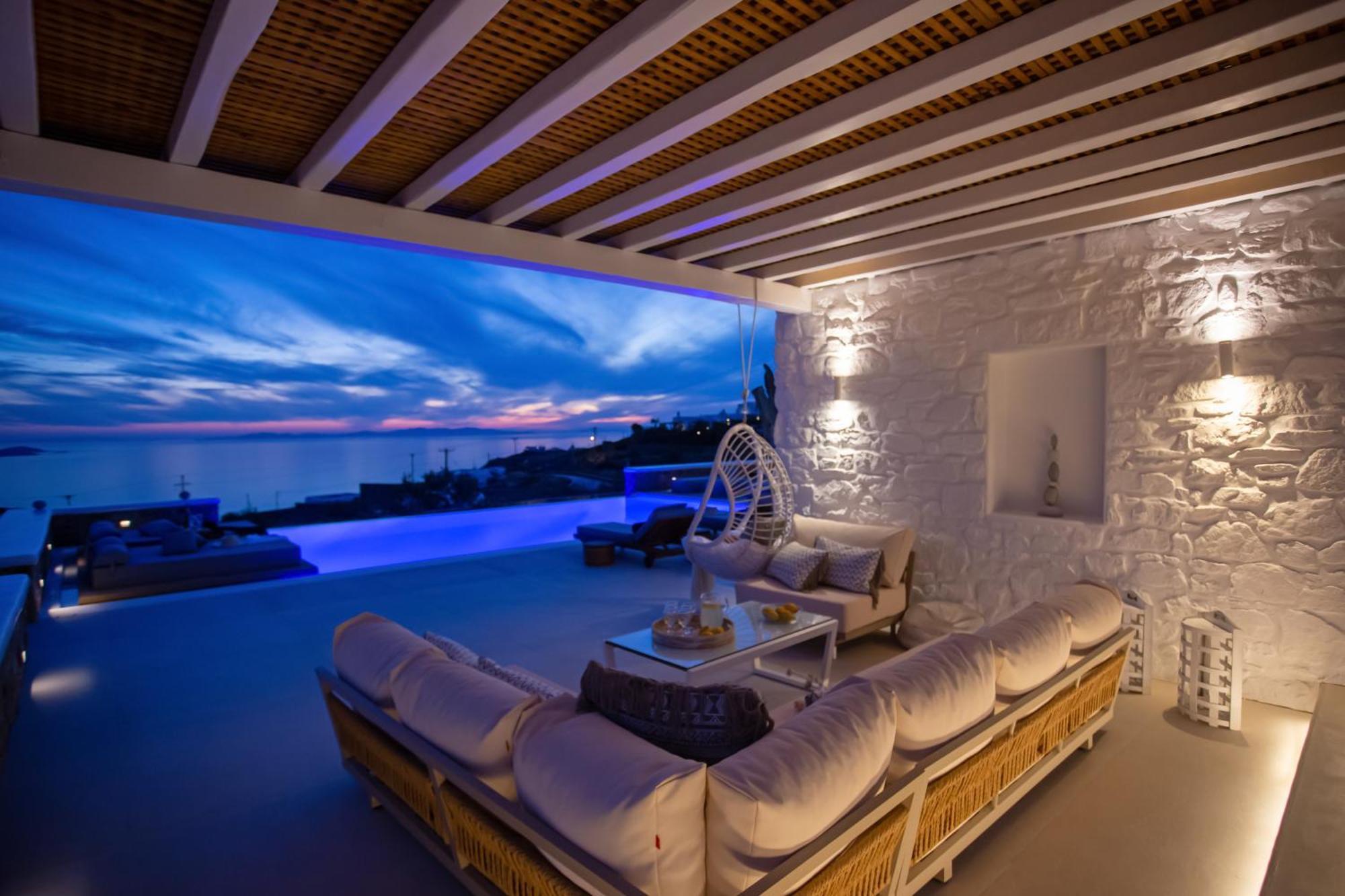 Villa Panamera Mykonos, Private Heaven, Supreme View! Fanari  Buitenkant foto
