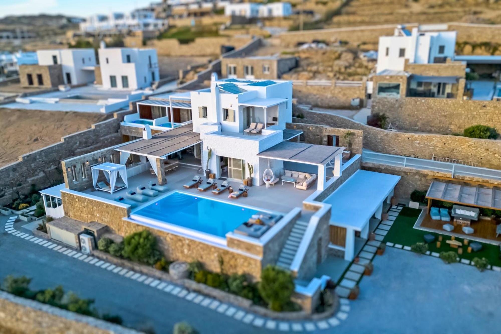 Villa Panamera Mykonos, Private Heaven, Supreme View! Fanari  Buitenkant foto